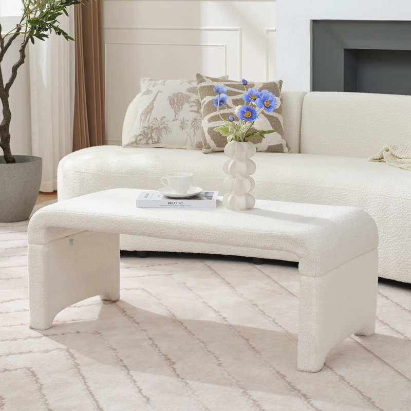 Wayfair upholstered coffee table discount